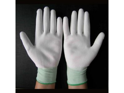 Găng tay polyester phủ pu lòng bàn tay